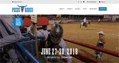 Desktop Screenshot of pecosrodeo.com